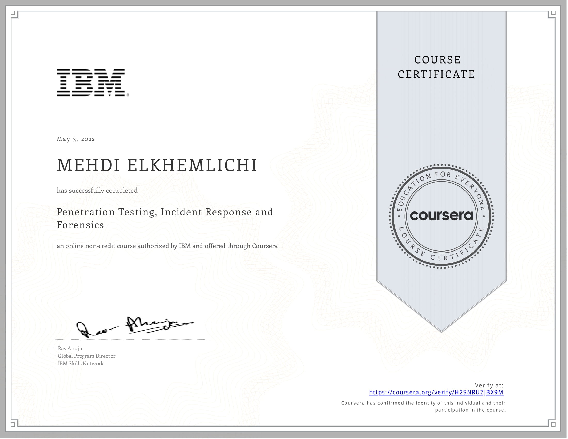 IBM Penetration Testing, Incident Response, and Forensics